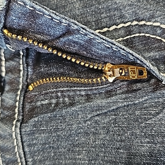 Lei Ashley Lowrise Denim Shorts Size 11 - Picture 12 of 13